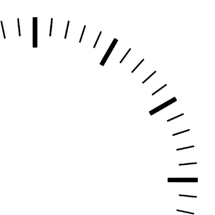 Index Striche Minuten fein