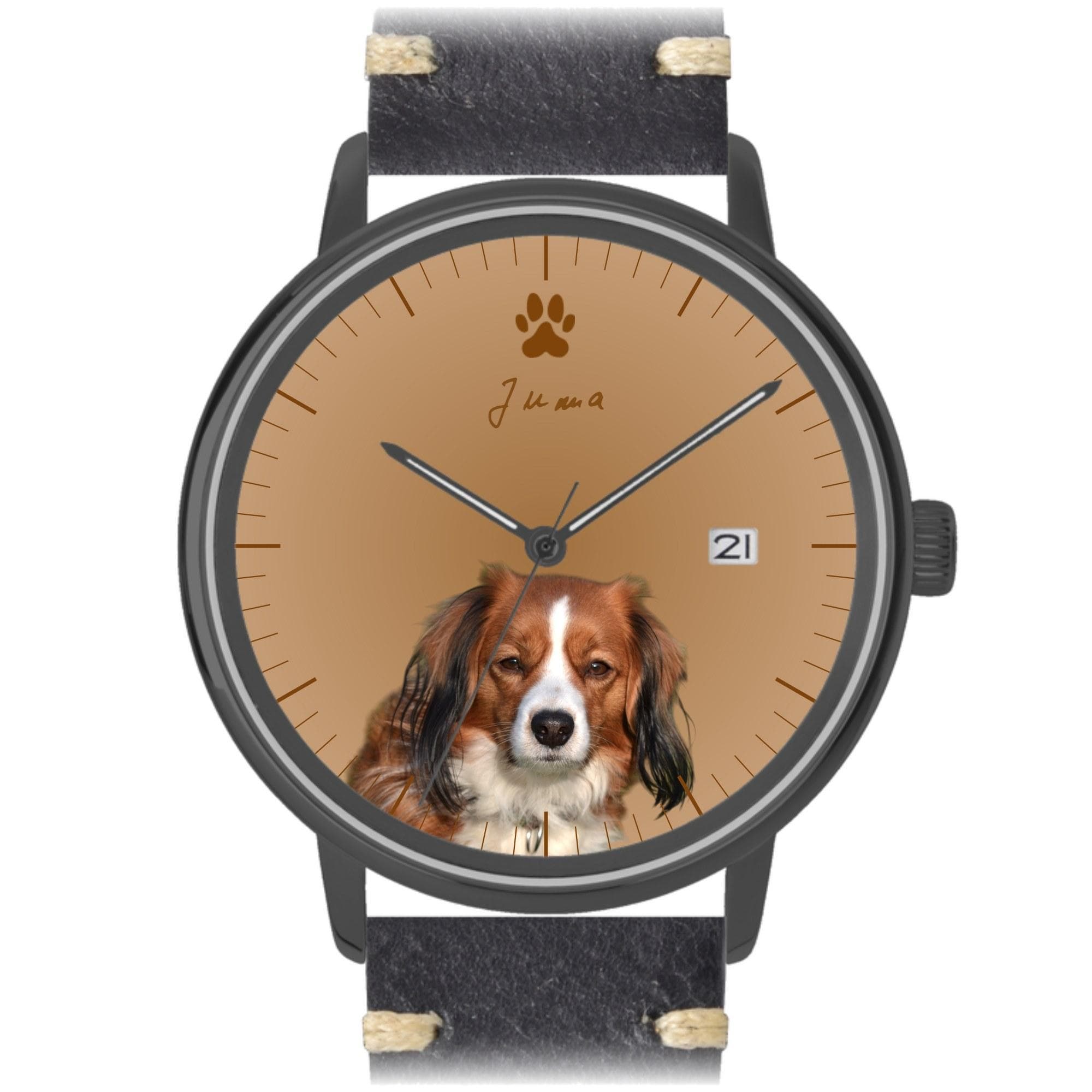 Uhr mit Kooikerhondje