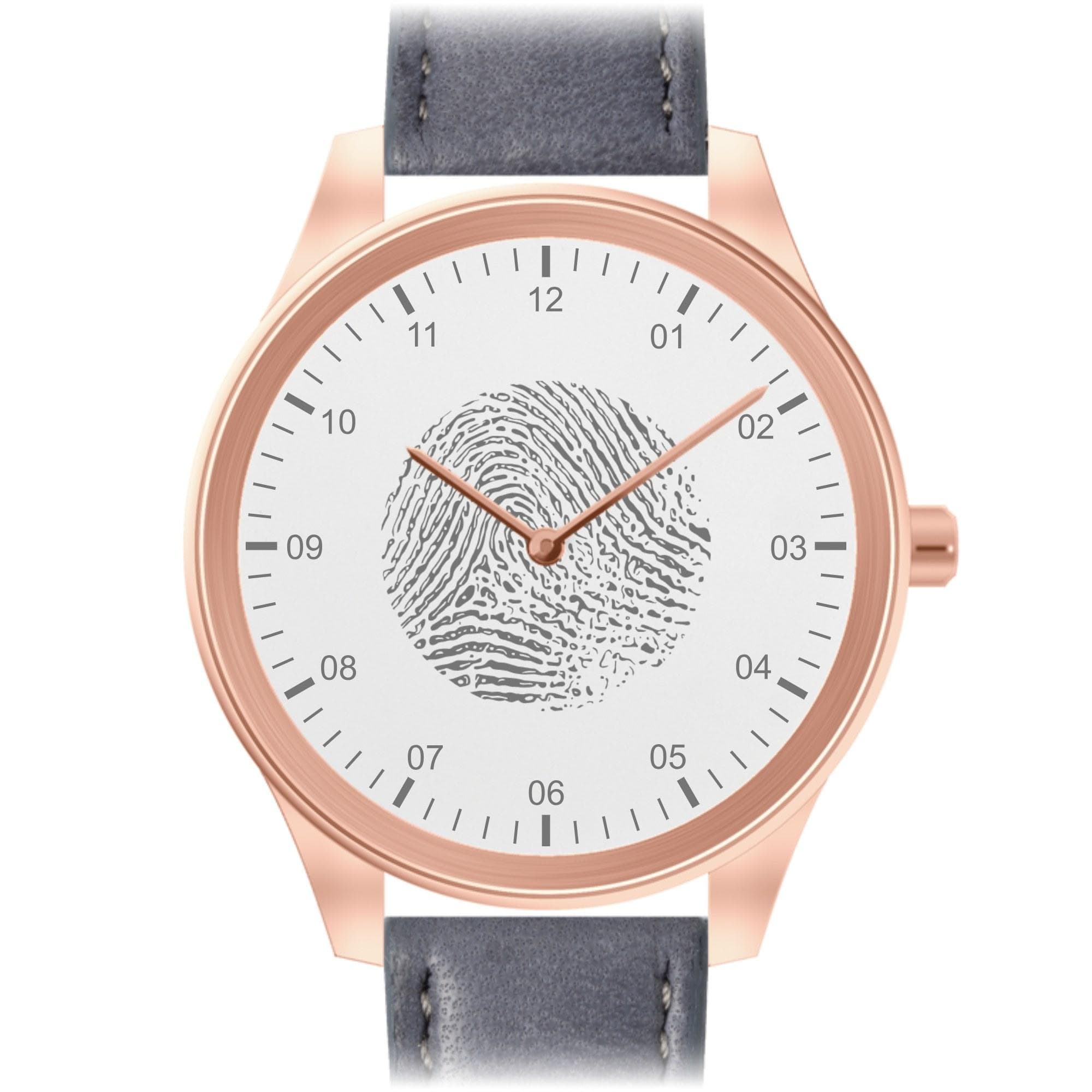 Fingerabdruck in Rosé
